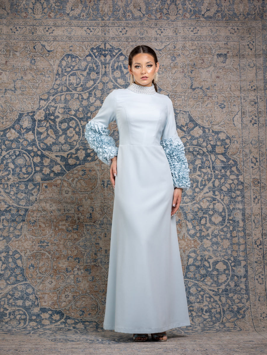 Poised in Pearl Gown | Liylah