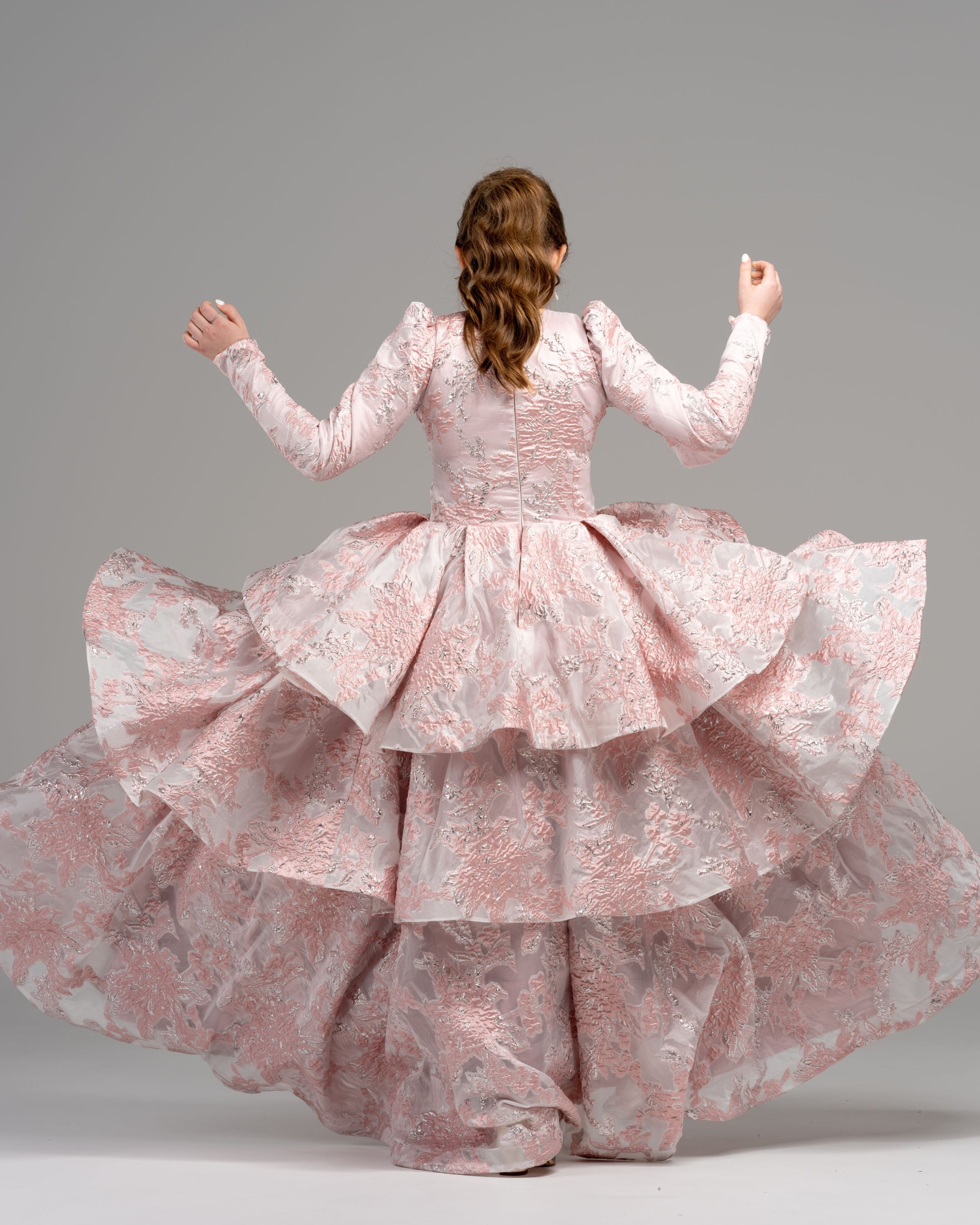 Brocade Blossom Gown 00 / Mauve Pink / 12 Day Rental Brocade Blossom Gown 00 / Mauve Pink / 12 Day Rental