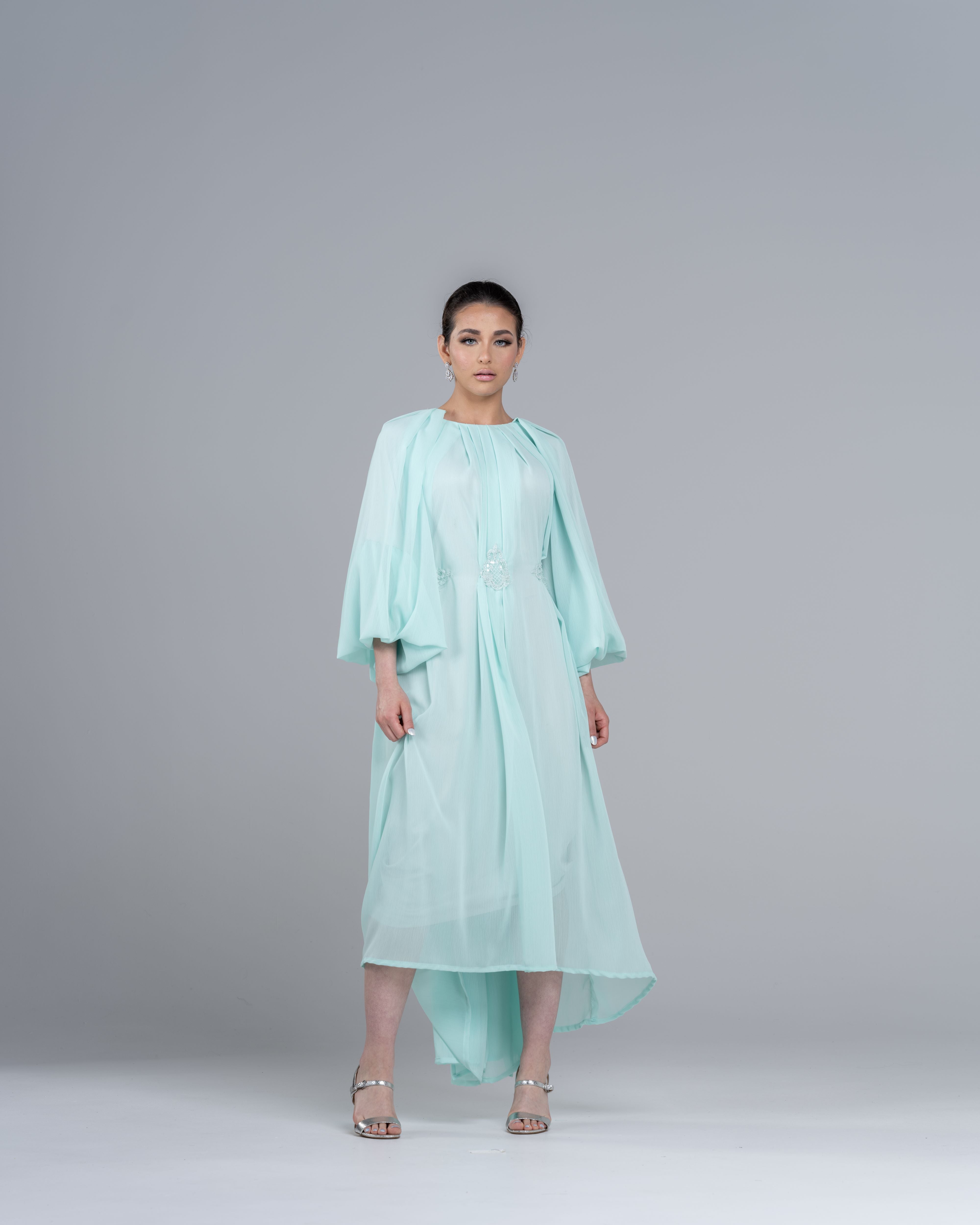 Chiffon Mint Cocktail Dress 16 Chiffon Mint Cocktail Dress 16
