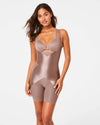 SPANX shape™ Satin-X™ Open-Bust Mid-Thigh Bodysuit