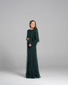 Emerald Constellations Maternity Gown