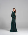 Emerald Constellations Maternity Gown