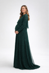 Emerald Constellations Maternity Gown
