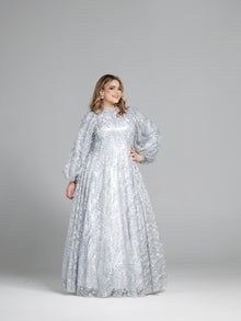  Silver Blossom Gown