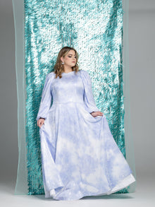  Sky Mist Sequin Gown