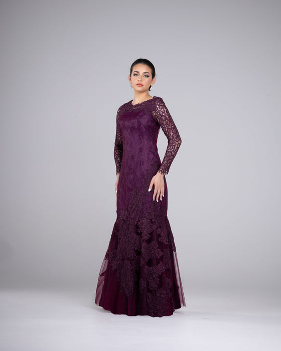 Sangria Mermaid Gown Liylah Sangria Mermaid Gown Liylah