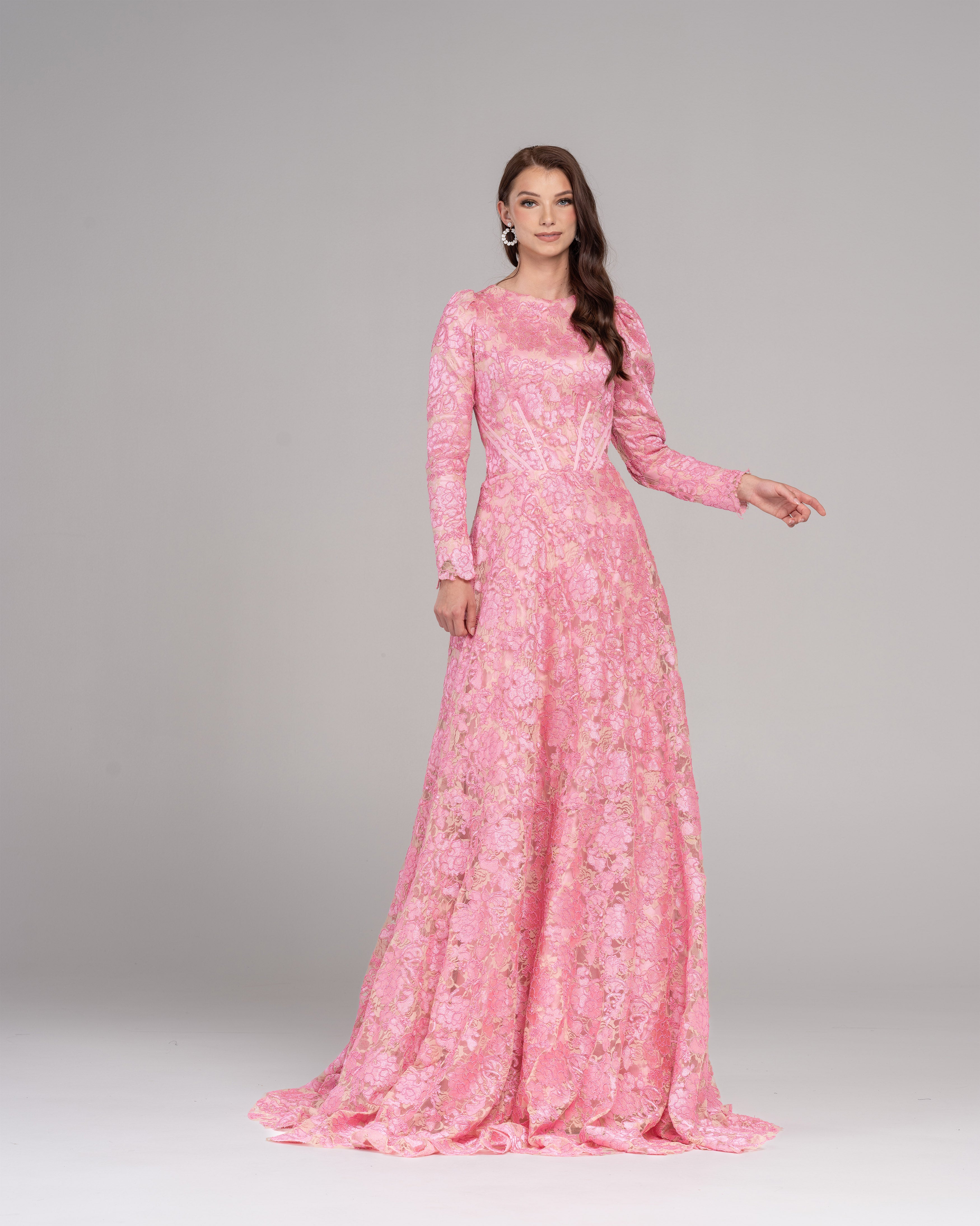 Corded Lace 8 / Pink / 2 Week Rental Corded Lace 8 / Pink / 2 Week Rental