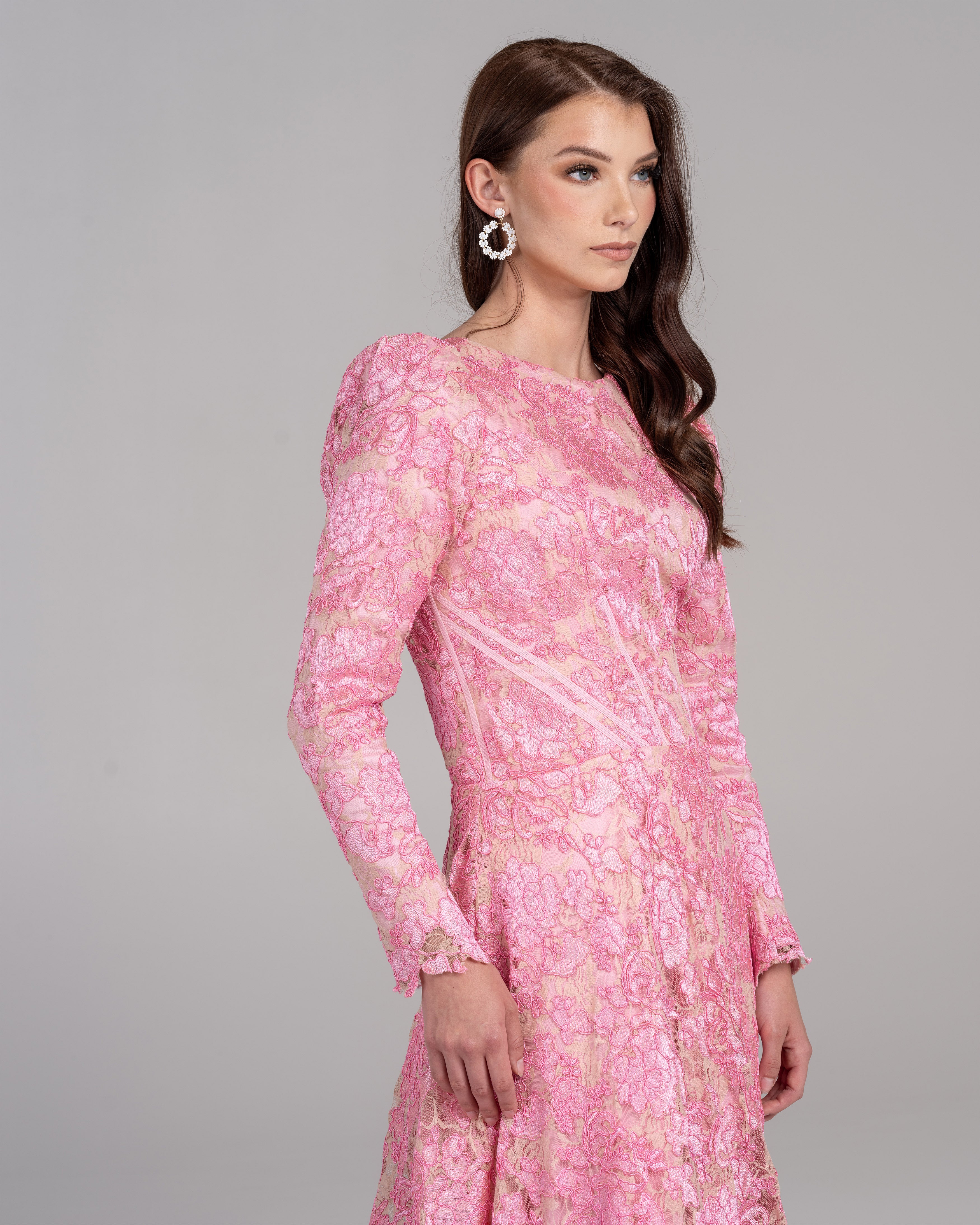 Corded Lace 8 / Pink / 2 Week Rental Corded Lace 8 / Pink / 2 Week Rental