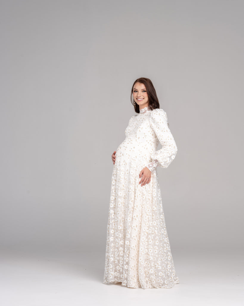 Ivory Floral Bliss Maternity Liylah Ivory Floral Bliss Maternity Liylah