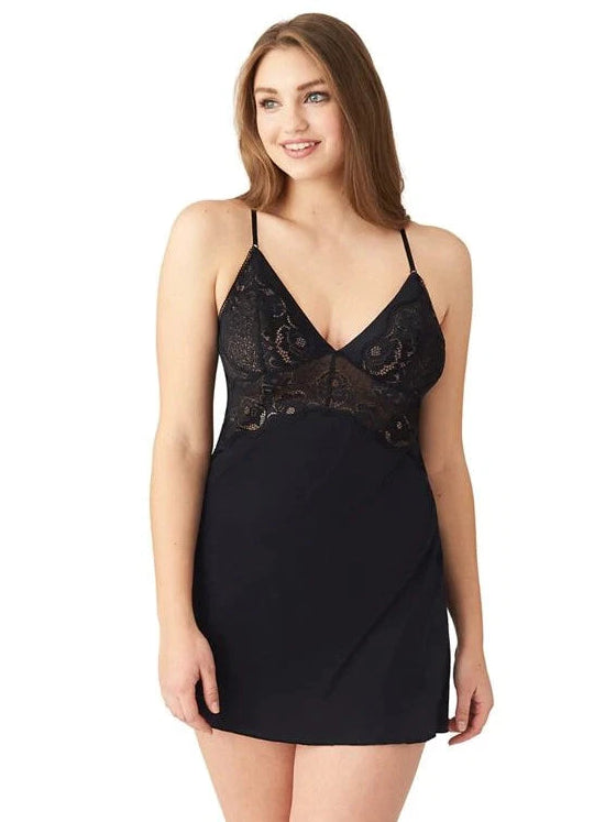 Wacoal Black Lace Chemise 814347