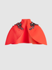 Embellished Ruffle Detail Crew Gown