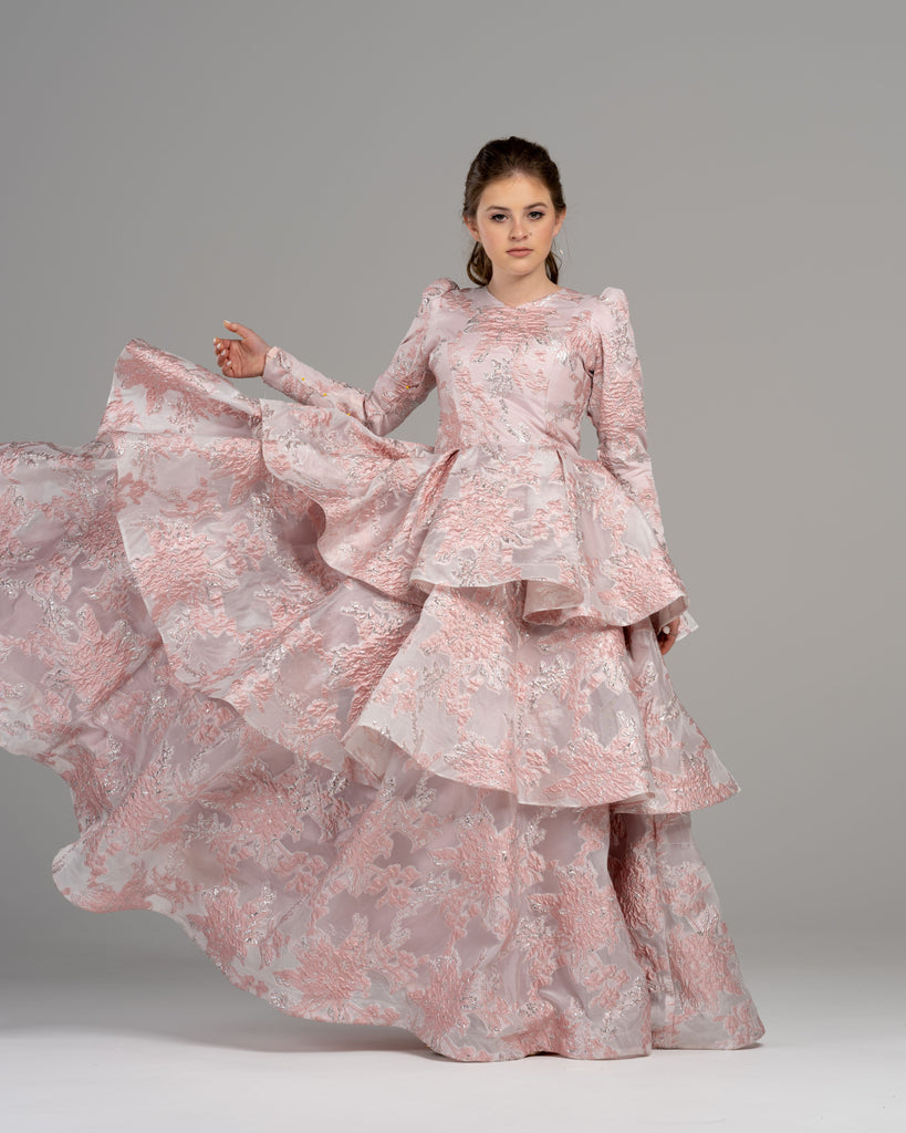 Brocade Blossom Gown