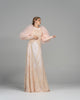 pink modest couture evening wear 