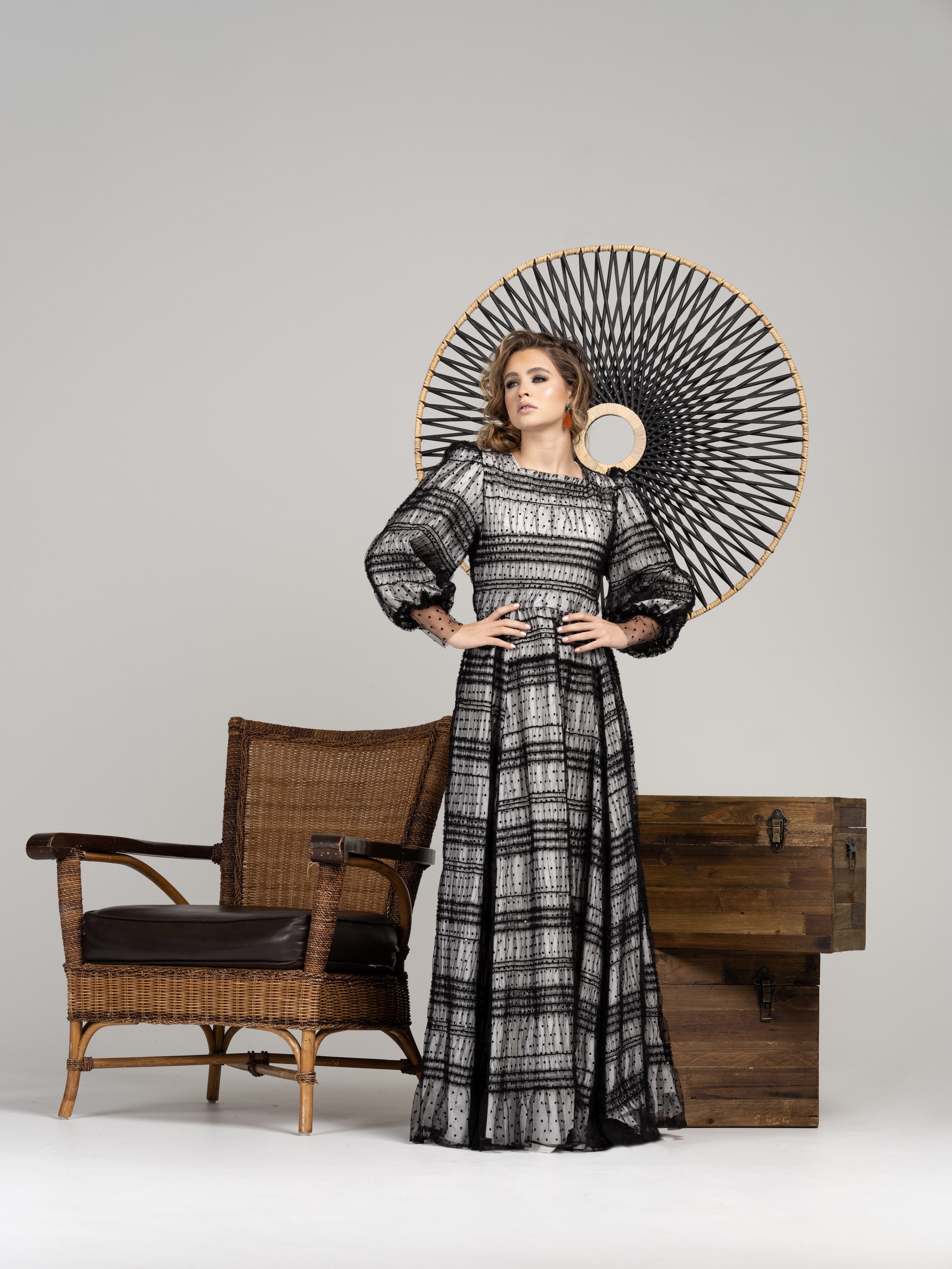 Effortless Grace Gown | Liylah | Modest Gown Rental 6 / Black / 2 Week Rental Effortless Grace Gown | Liylah | Modest Gown Rental 6 / Black / 2 Week Rental