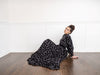 Velvet Polka Dot Gown