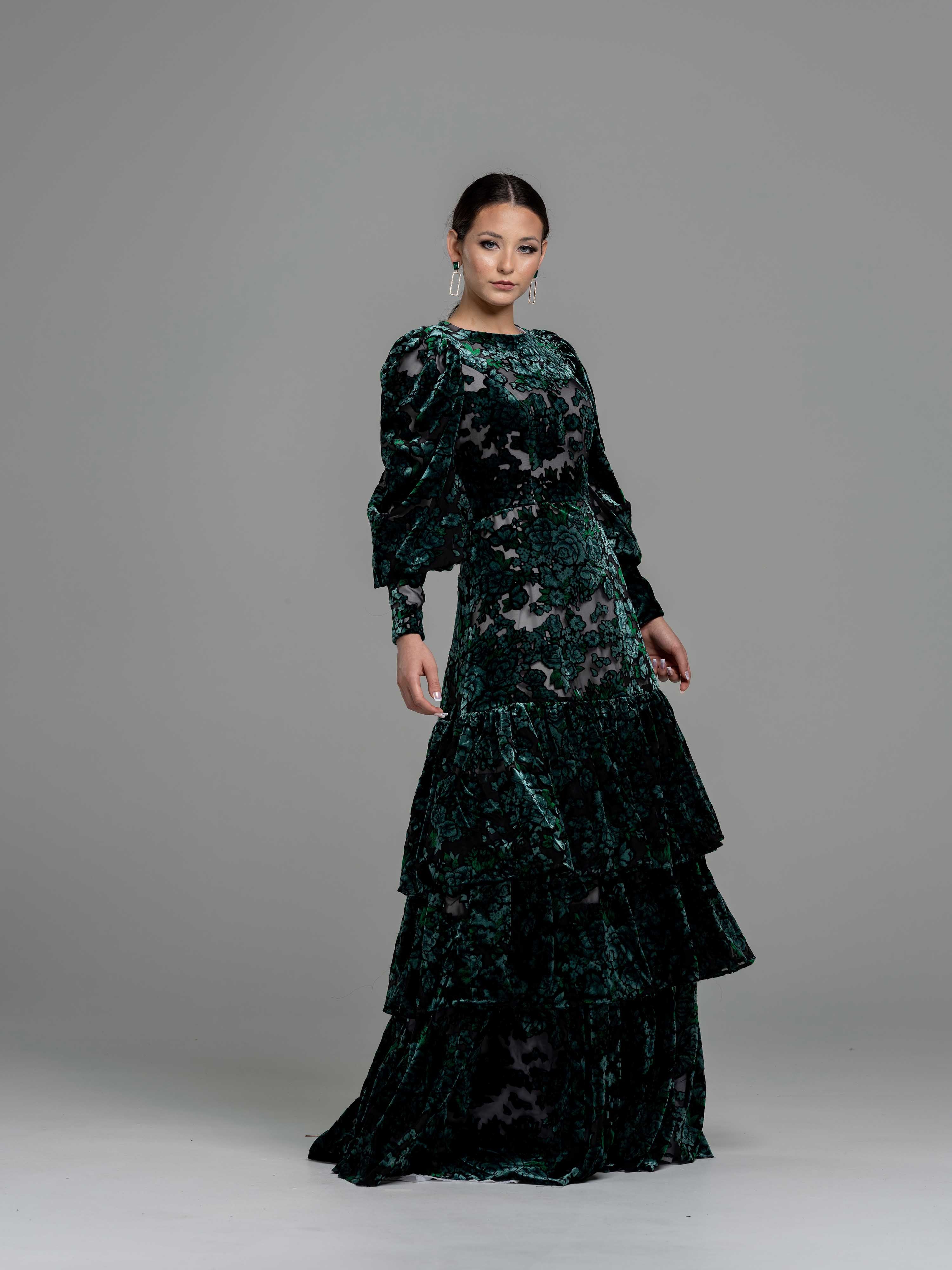 Her Royalty Gown | Liylah | Modest Gown Rental 8 / Green / Try On At Home Her Royalty Gown | Liylah | Modest Gown Rental 8 / Green / Try On At Home