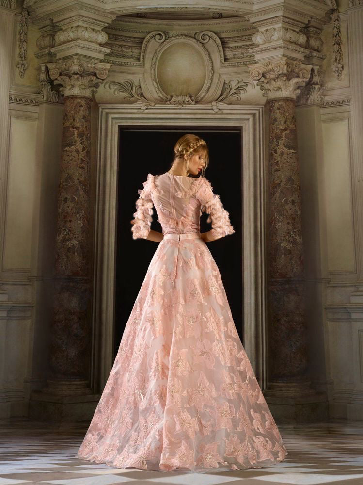 Dreamy Organza Ball Gown | Liylah | Modest Gown Rental 2 / Blush Pink / 12 Day Rental Dreamy Organza Ball Gown | Liylah | Modest Gown Rental 2 / Blush Pink / 12 Day Rental