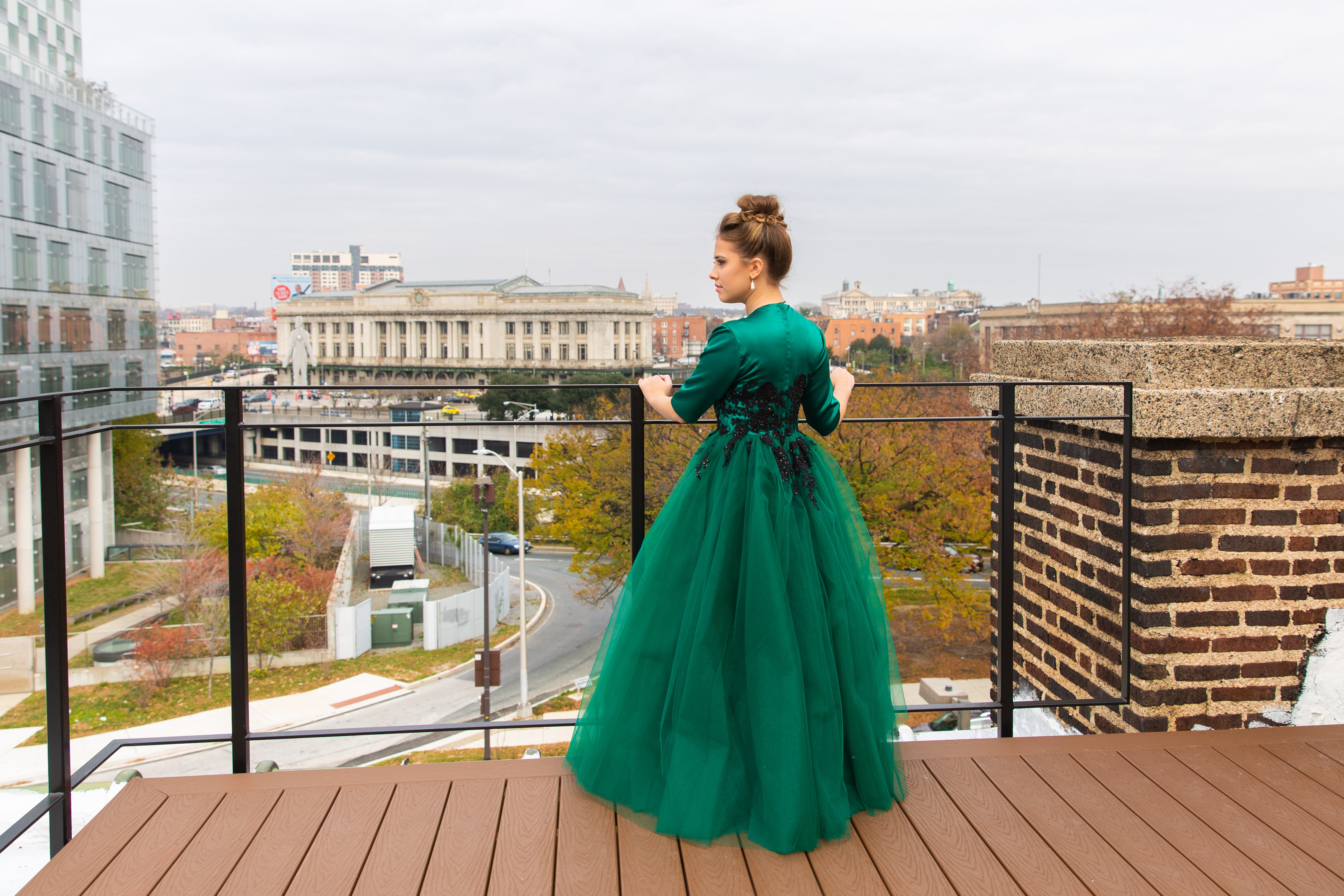 Emerald Teen Tulle Gown Emerald Teen Tulle Gown