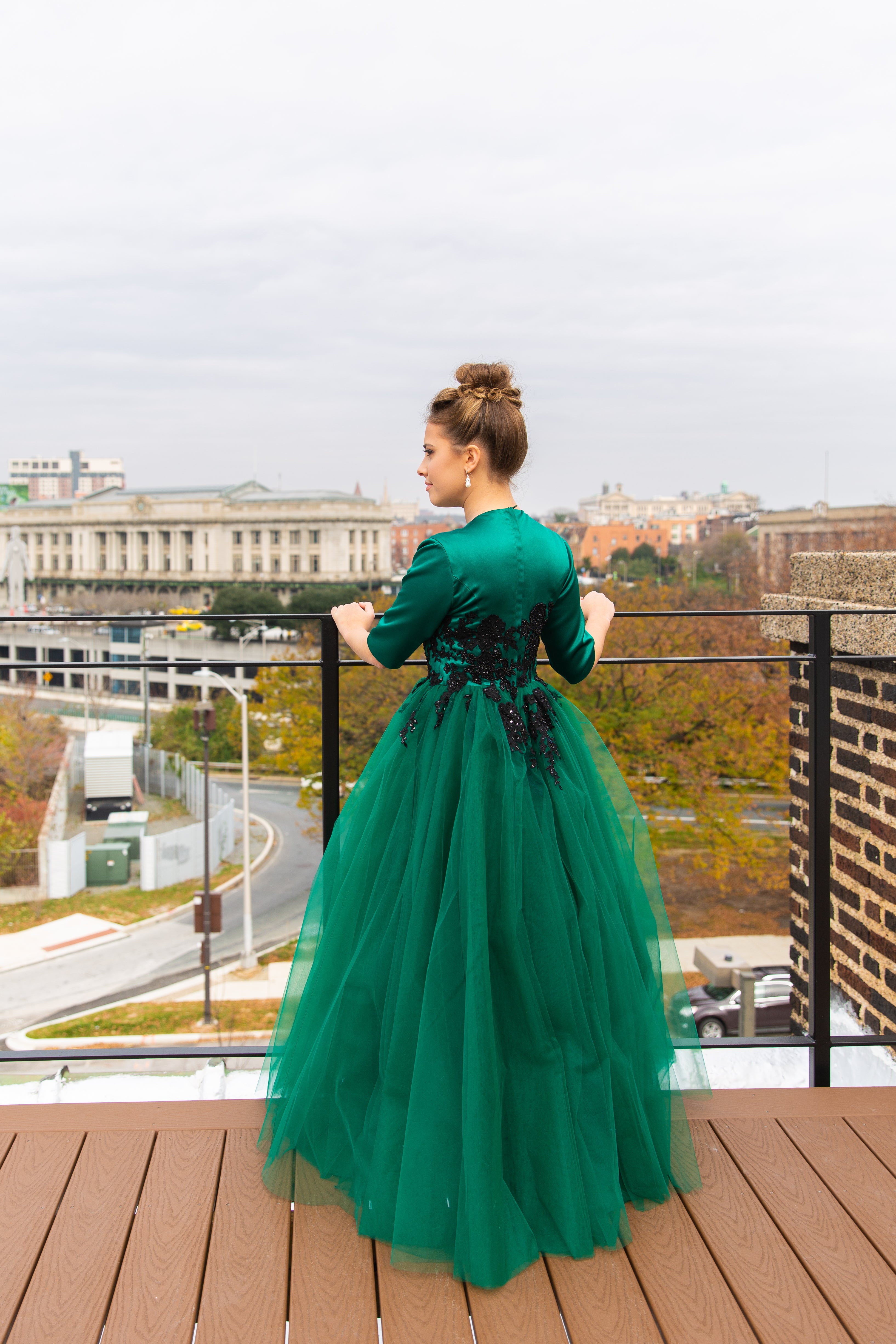 Emerald Teen Tulle Gown Emerald Teen Tulle Gown