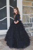 Tulle Tiered Girls Ball Gown