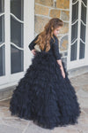 Tulle Tiered Girls Ball Gown