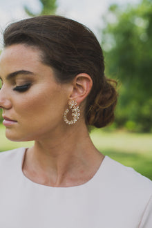  Floral Clustered Earring