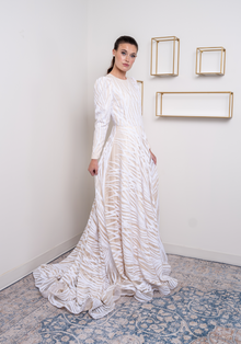 Ivory, Champagne & Gold Gowns | Liylah | Modest Gown Rental Ivory, Champagne & Gold Gowns | Liylah | Modest Gown Rental
