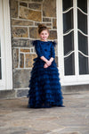 Tulle Tiered Girls Gown