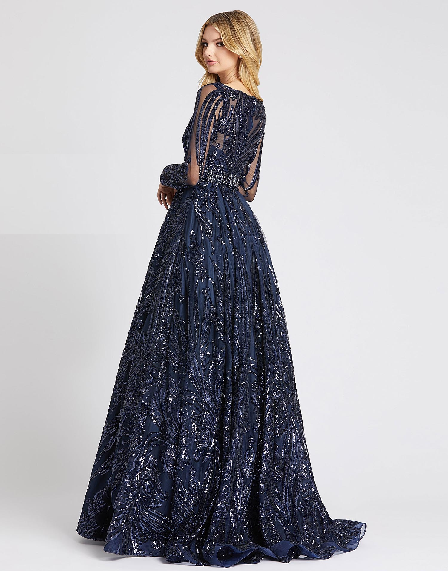 Midnight Beaded Sparkle Ball Gown 3X Midnight Beaded Sparkle Ball Gown 3X